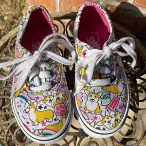 ✨SOLD✨ Kids Girls Vans Off The Wall Uni-Corgi Unicorn Size 11